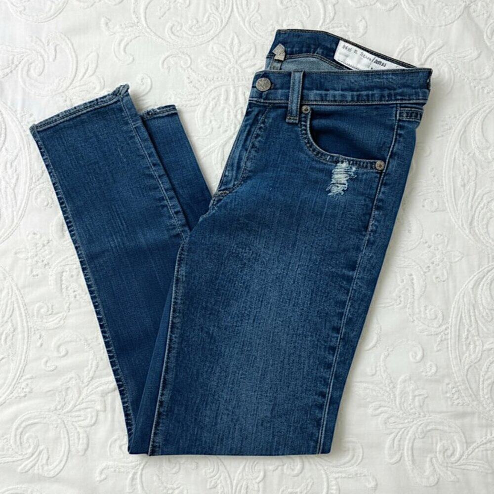Rag & Bone Cate Mid-Rise Skinny Jeans La Paz Wash Size 27W